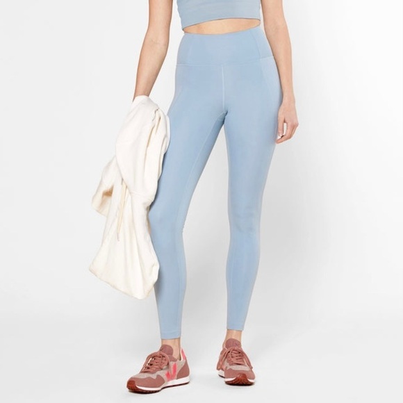 Girlfriend Collective Compressive High-Rise Legging, Blue - Picture 9 of 9